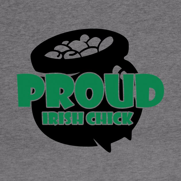 Proud Irish Chick (black) by nektarinchen